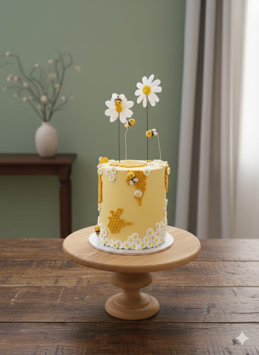 torta abejas